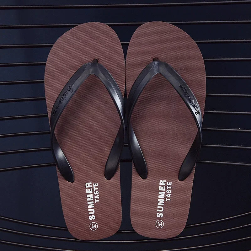 Chanclas ligeras con tira entre los dedos para hombre y suela acolchada de varias capas - Sandalias minimalistas de verano para la playa, vacaciones, uso diario y tiempo libre