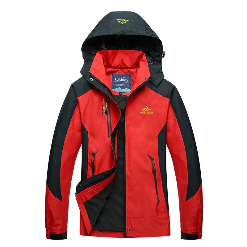 Chaqueta de trekking impermeable para mujer con capucha - Prenda de abrigo ligera para senderismo, hiking y actividades al aire libre con tiempo lluvioso