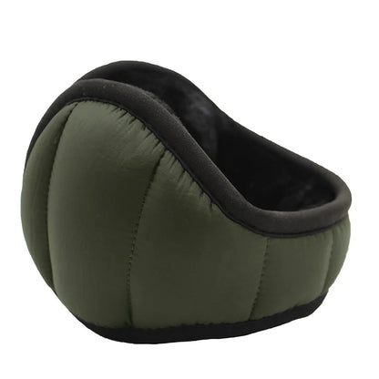 Orejeras de felpa plegables para hombre, con diseño cortavientos y repelente al agua - orejeras cálidas para ciclismo y uso en exteriores cuando hace frío