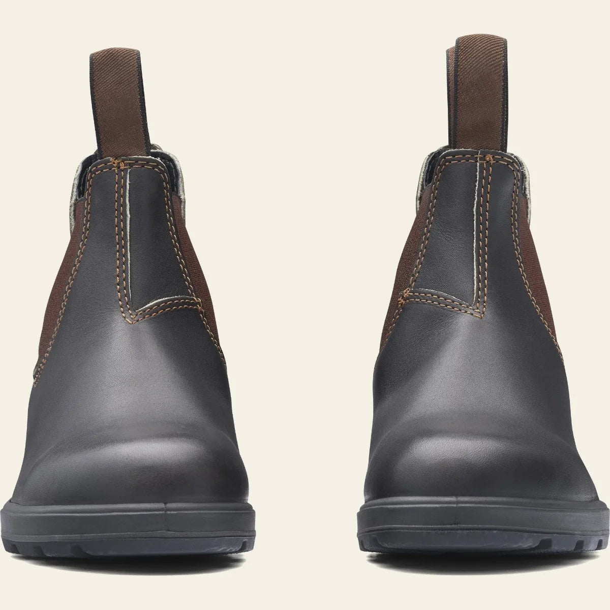 Botines Chelsea de cuero para hombre con suela antideslizante - botines resistentes para invierno, uso diario y actividades al aire libre