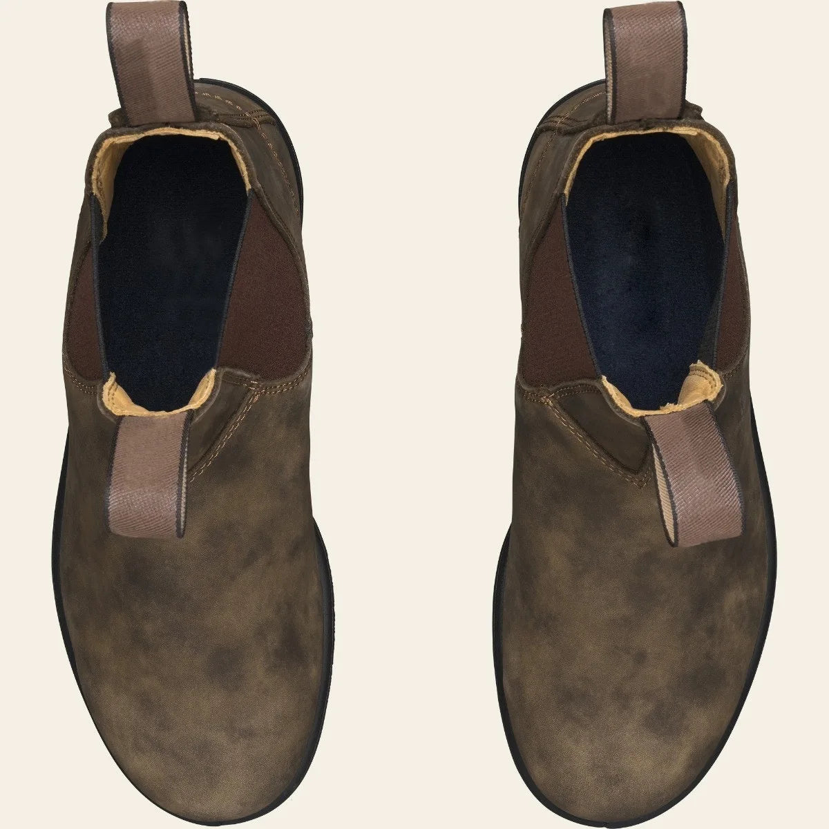 Botines Chelsea de cuero para hombre con suela antideslizante - botines resistentes para invierno, uso diario y actividades al aire libre