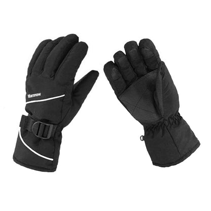 Guantes de esquí aislantes e impermeables para hombre, con diseño cortavientos y antideslizante - guantes cálidos de invierno para esquí, ciclismo, snowboard y uso en exteriores