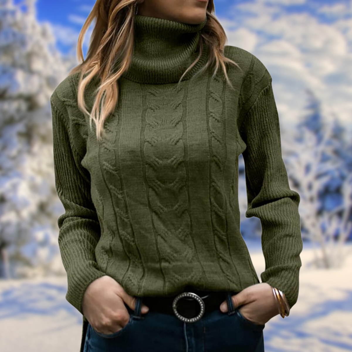 Dámský pletený rolák slim fit – měkký a hřejivý svetr na podzim, zimu, každý den i ve stylu smart casual