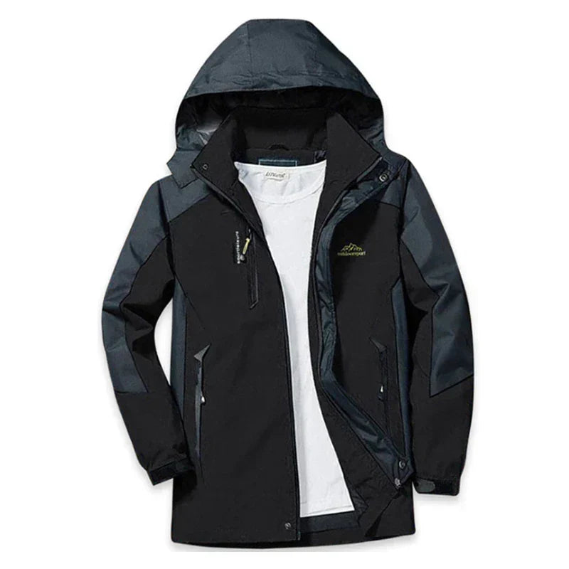 Chaqueta de trekking impermeable para mujer con capucha - Prenda de abrigo ligera para senderismo, hiking y actividades al aire libre con tiempo lluvioso