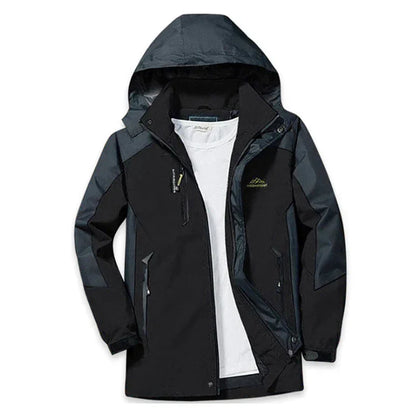 Chaqueta de trekking impermeable para mujer con capucha - Prenda de abrigo ligera para senderismo, hiking y actividades al aire libre con tiempo lluvioso