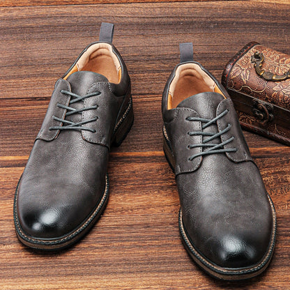 Botines elegantes para hombre con suela antideslizante - Calzado cómodo para el día a día, la oficina, fiestas y ocasiones formales