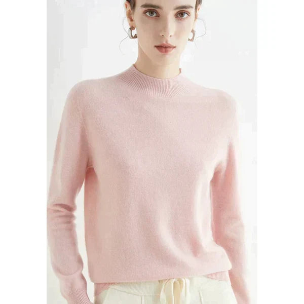 Jersey casual de punto para mujer para otoño e invierno - Jersey cálido y elegante para el día a día, el tiempo libre y un estilo casual elegante