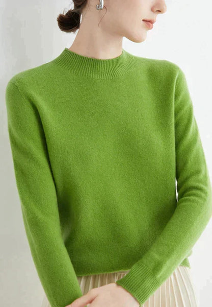 Jersey casual de punto para mujer para otoño e invierno - Jersey cálido y elegante para el día a día, el tiempo libre y un estilo casual elegante