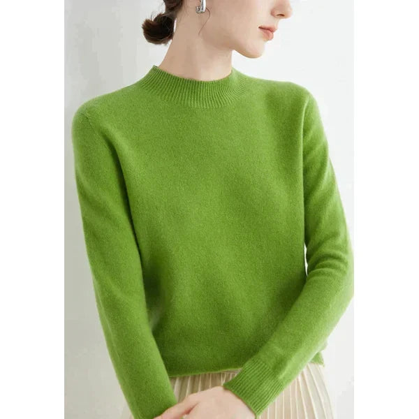 Jersey casual de punto para mujer para otoño e invierno - Jersey cálido y elegante para el día a día, el tiempo libre y un estilo casual elegante