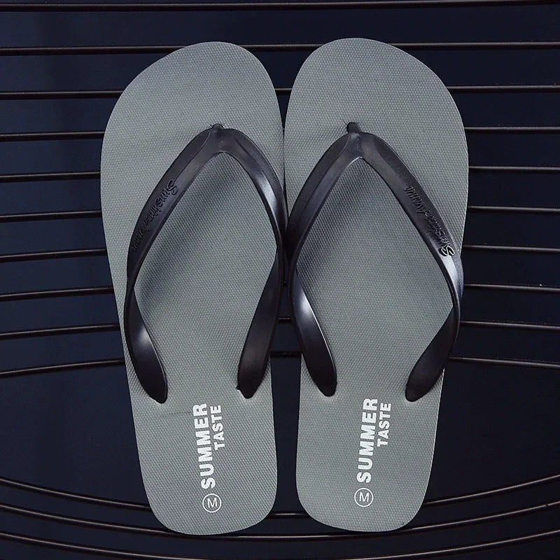 Chanclas ligeras con tira entre los dedos para hombre y suela acolchada de varias capas - Sandalias minimalistas de verano para la playa, vacaciones, uso diario y tiempo libre