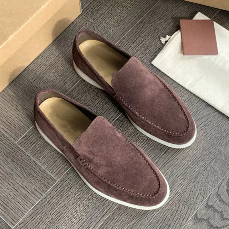 Herre Slip-on Loafers Med Elegant Design – Stilfulde Smart Casual Sko Til Kontor, Hverdagsbrug, Fritid Og Afslappede Anledninger
