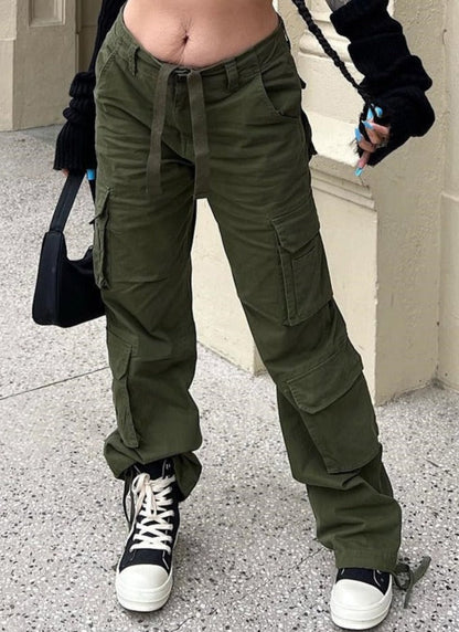 Pantaloni cargo de damă cu croială largă și buzunare practice – pantaloni utility moderni pentru streetwear, ținute de zi cu zi și outfituri casual