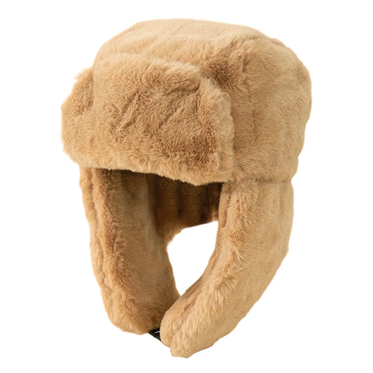 Women's Soft Winter Trapper Hat in Aviator Design with Large Ear Flaps - Warm Winter Hat for Cold Days, Everyday Wear, and Outdoor Use