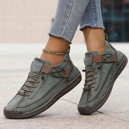 Dame High Top Sneakers Med Snøre – Casual Gåsko Til Daglig Brug