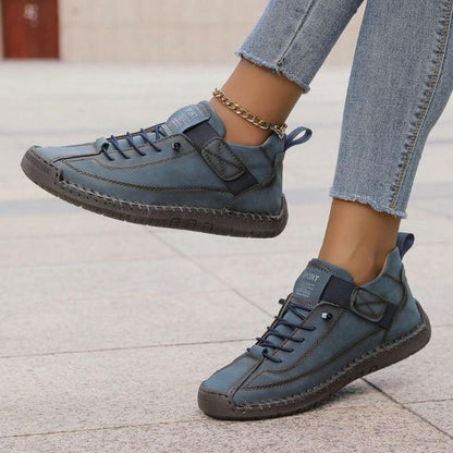 Dame High Top Sneakers Med Snøre – Casual Gåsko Til Daglig Brug