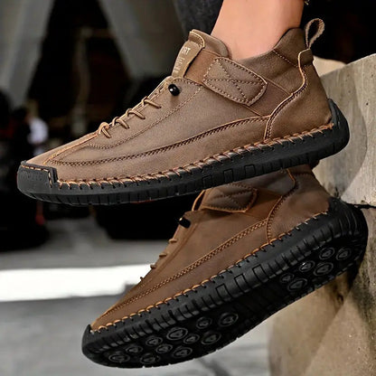 Dame High Top Sneakers Med Snøre – Casual Gåsko Til Daglig Brug