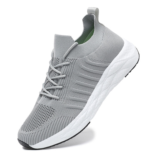 Męskie sportowe sneakersy o lekkiej, elastycznej i amortyzowanej konstrukcji – oddychające sneakersy na trening, czas wolny, spacery i co dzień
