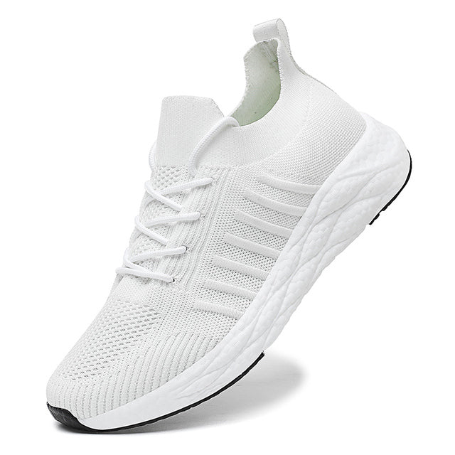 Męskie sportowe sneakersy o lekkiej, elastycznej i amortyzowanej konstrukcji – oddychające sneakersy na trening, czas wolny, spacery i co dzień