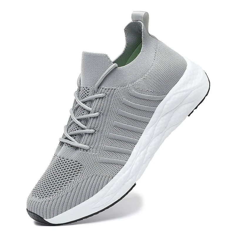 Męskie sportowe sneakersy o lekkiej, elastycznej i amortyzowanej konstrukcji – oddychające sneakersy na trening, czas wolny, spacery i co dzień