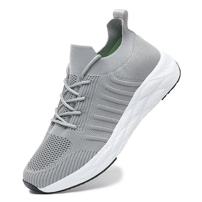 Męskie sportowe sneakersy o lekkiej, elastycznej i amortyzowanej konstrukcji – oddychające sneakersy na trening, czas wolny, spacery i co dzień