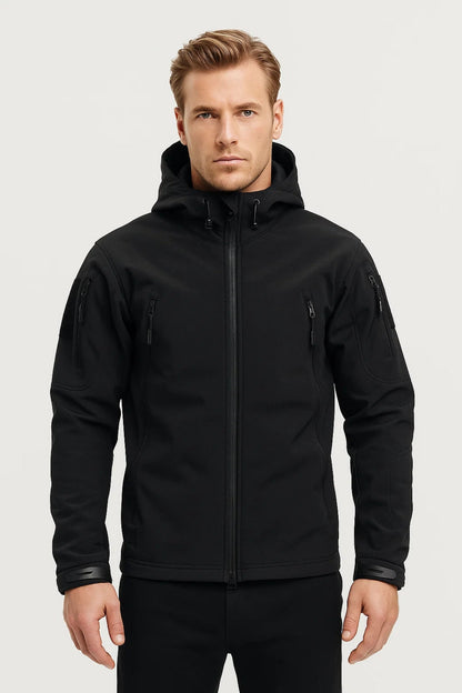 Men's Lightweight Jacket with Hood and Zip – Functional Outerwear for Everyday Wear, Leisure, Travel and Outdoor Use