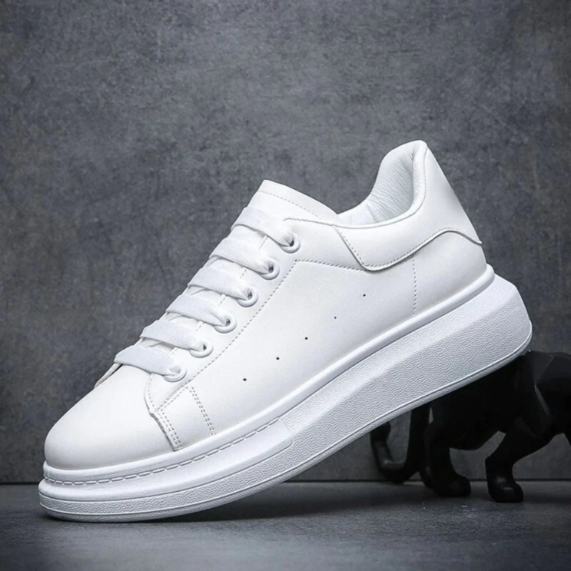 Dame Platform Sneakers med Snørebånd – Lette Hverdagssko til Gåture og Afslappet Brug