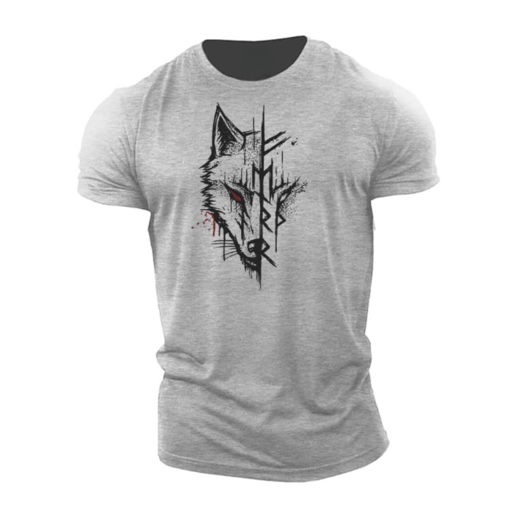 Herre T-shirt I Bomuld Med Grafisk Print Og Korte Ærmer – Afslappet Sommertop Til Hverdagsbrug, Fritid Og Casual Outfits