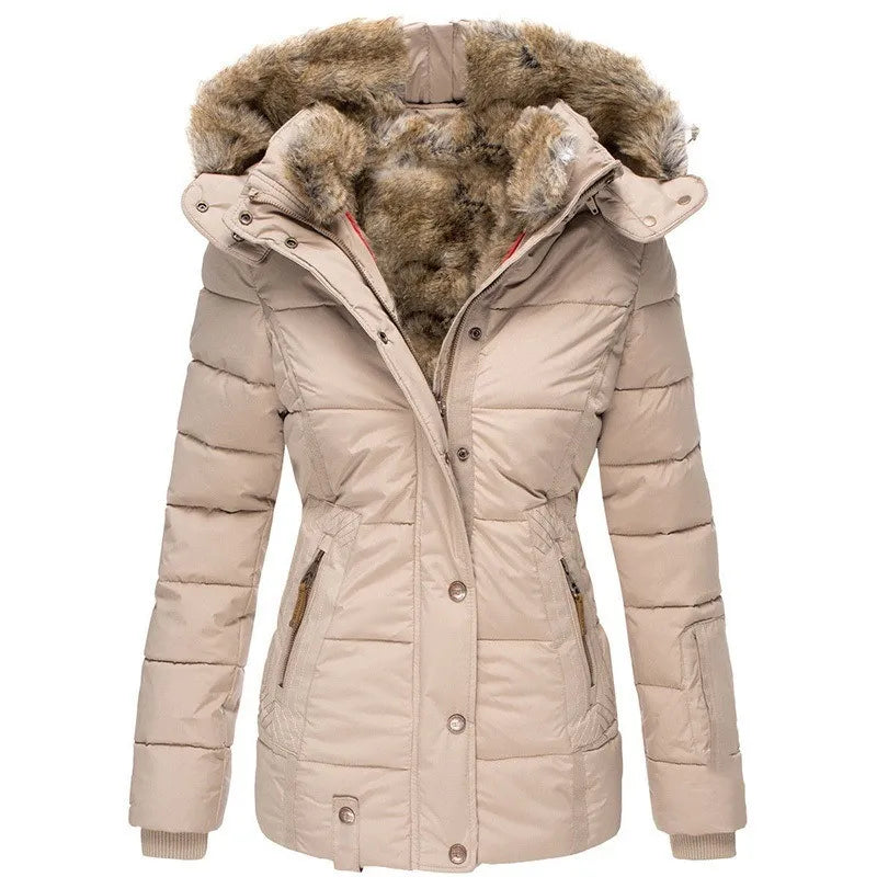 Chaqueta de invierno para mujer de corte regular - Corte clásico para disfrutar de calidez y comodidad en los días fríos