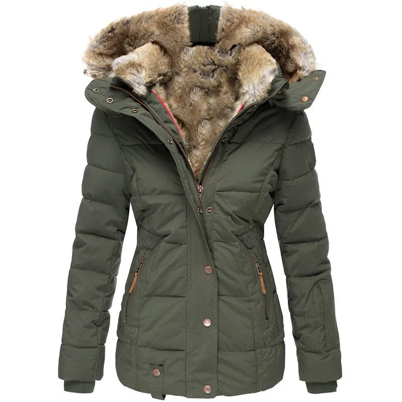 Chaqueta de invierno para mujer de corte regular - Corte clásico para disfrutar de calidez y comodidad en los días fríos