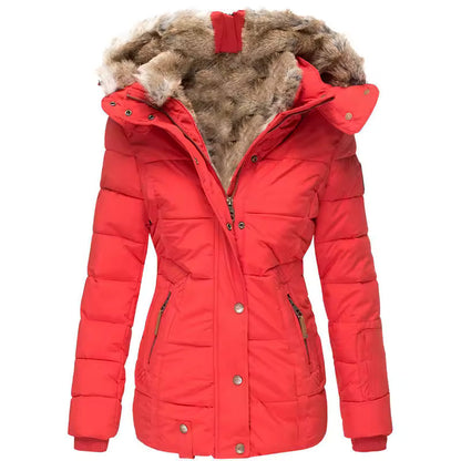 Chaqueta de invierno para mujer de corte regular - Corte clásico para disfrutar de calidez y comodidad en los días fríos