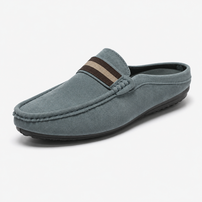 Herre Slip-on Loafers Med Åben Hæl – Afslappede Sko Til Hverdagsbrug, Fritid, Ferie Og Smart Casual Stil