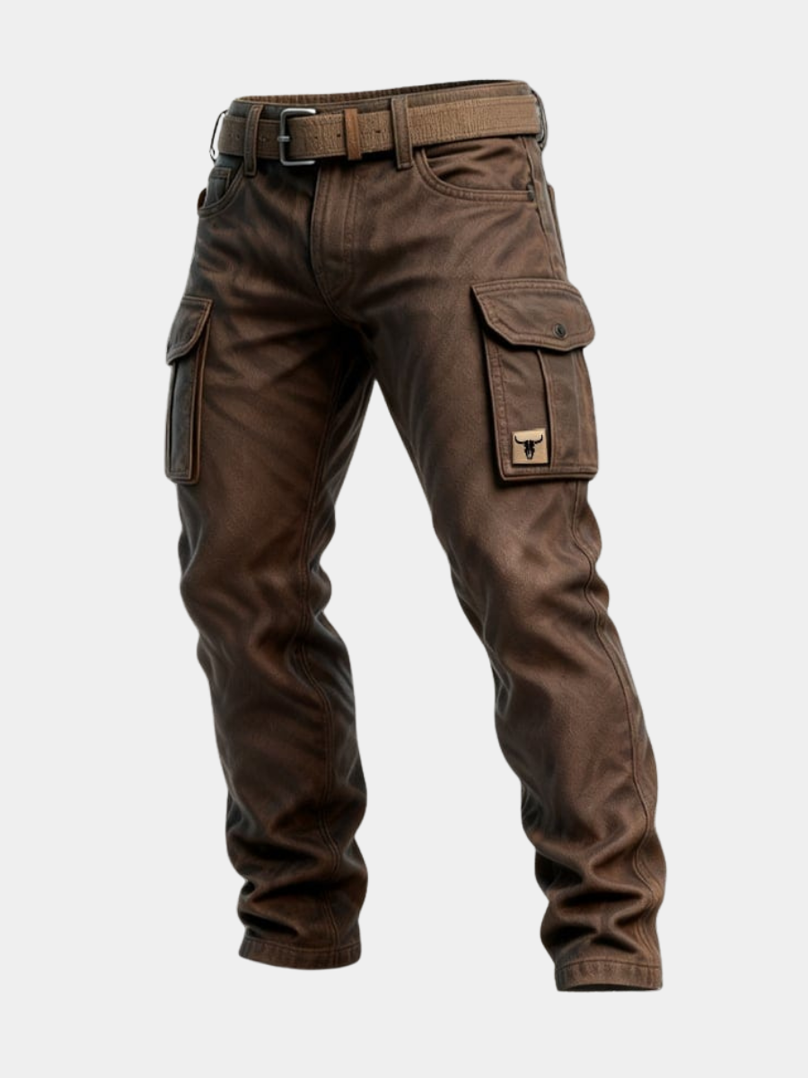 Herre Slim Fit Cargobukser – Streetwear med Utility-Lommer til Hverdagsbrug