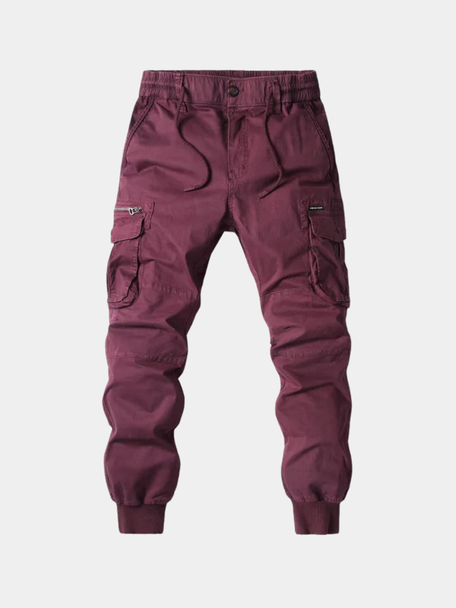Męskie spodnie cargo jogger z wieloma kieszeniami – funkcjonalne spodnie utility do stylizacji streetwearowych, na czas wolny, na co dzień i w swobodnym stylu