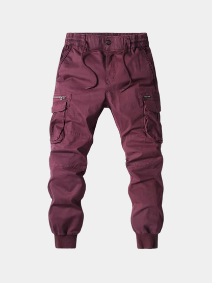 Męskie spodnie cargo jogger z wieloma kieszeniami – funkcjonalne spodnie utility do stylizacji streetwearowych, na czas wolny, na co dzień i w swobodnym stylu