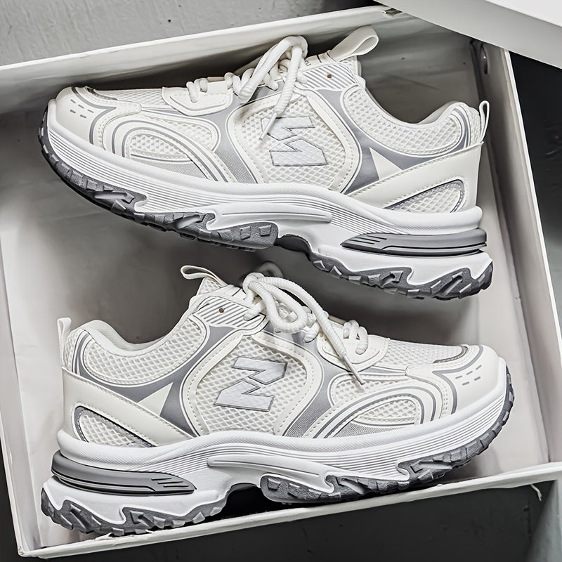 Herre Chunky Sneakers Med Mesh Og Kraftig Sål