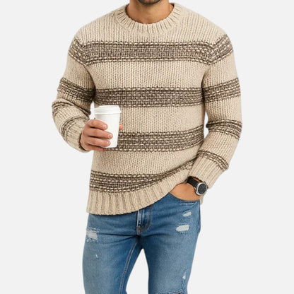 Men's Winter Pullover – Warm Sweater for Autumn, Winter, Everyday Wear, and Smart Casual Style
