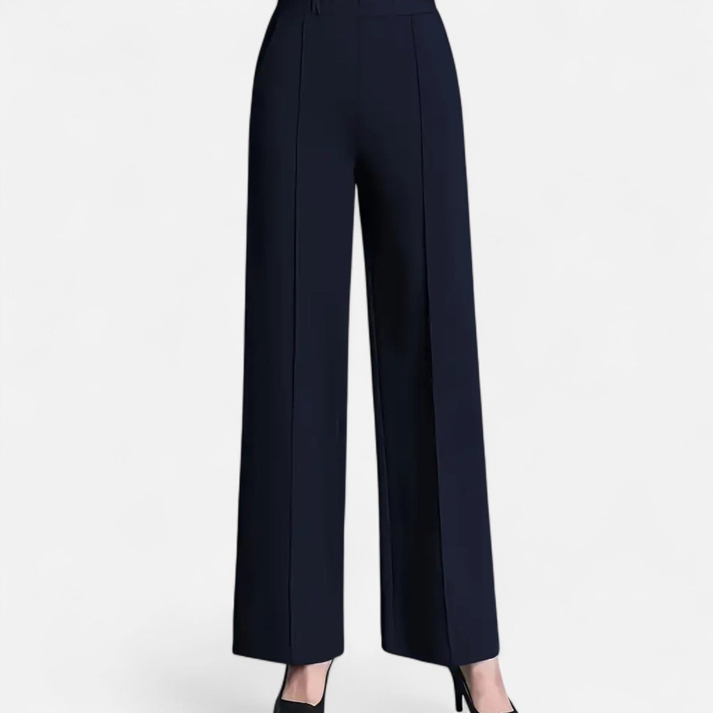 Women's High-Waisted Wide-Leg Trousers – Elegant Wide-Leg Design for the Office, Everyday Wear, Holidays and Smart-Casual Style