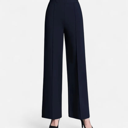 Women's High-Waisted Wide-Leg Trousers – Elegant Wide-Leg Design for the Office, Everyday Wear, Holidays and Smart-Casual Style