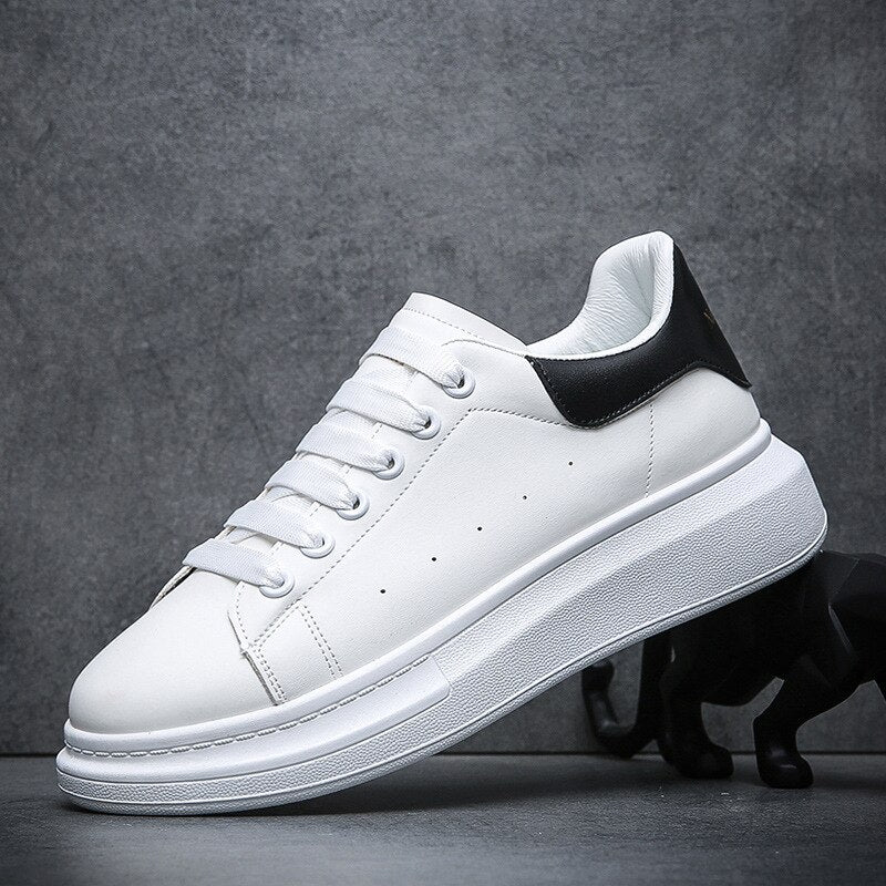 Dame Platform Sneakers med Snørebånd – Lette Hverdagssko til Gåture og Afslappet Brug