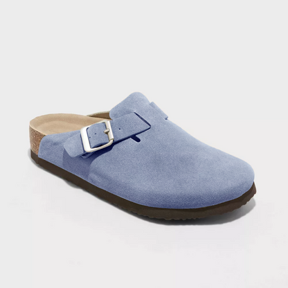 Kvinders Komfort Slippers i Ruskind Ergonomiske Sandaler med Fodseng