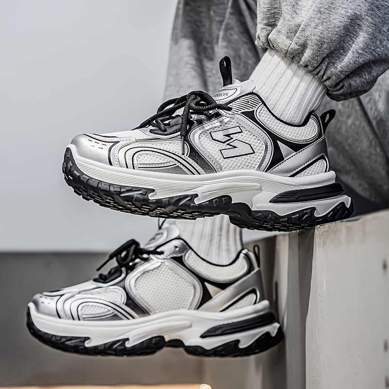 Herre Chunky Sneakers Med Mesh Og Kraftig Sål