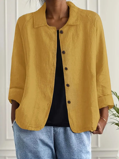 Cárdigan ligero tipo camisa para mujer con cierre de botones – Cárdigan ligero y versátil para uso diario, tiempo libre, oficina y estilo de capas