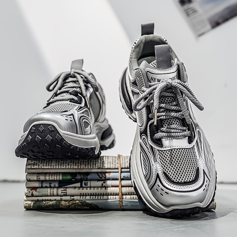 Herre Chunky Sneakers Med Mesh Og Kraftig Sål