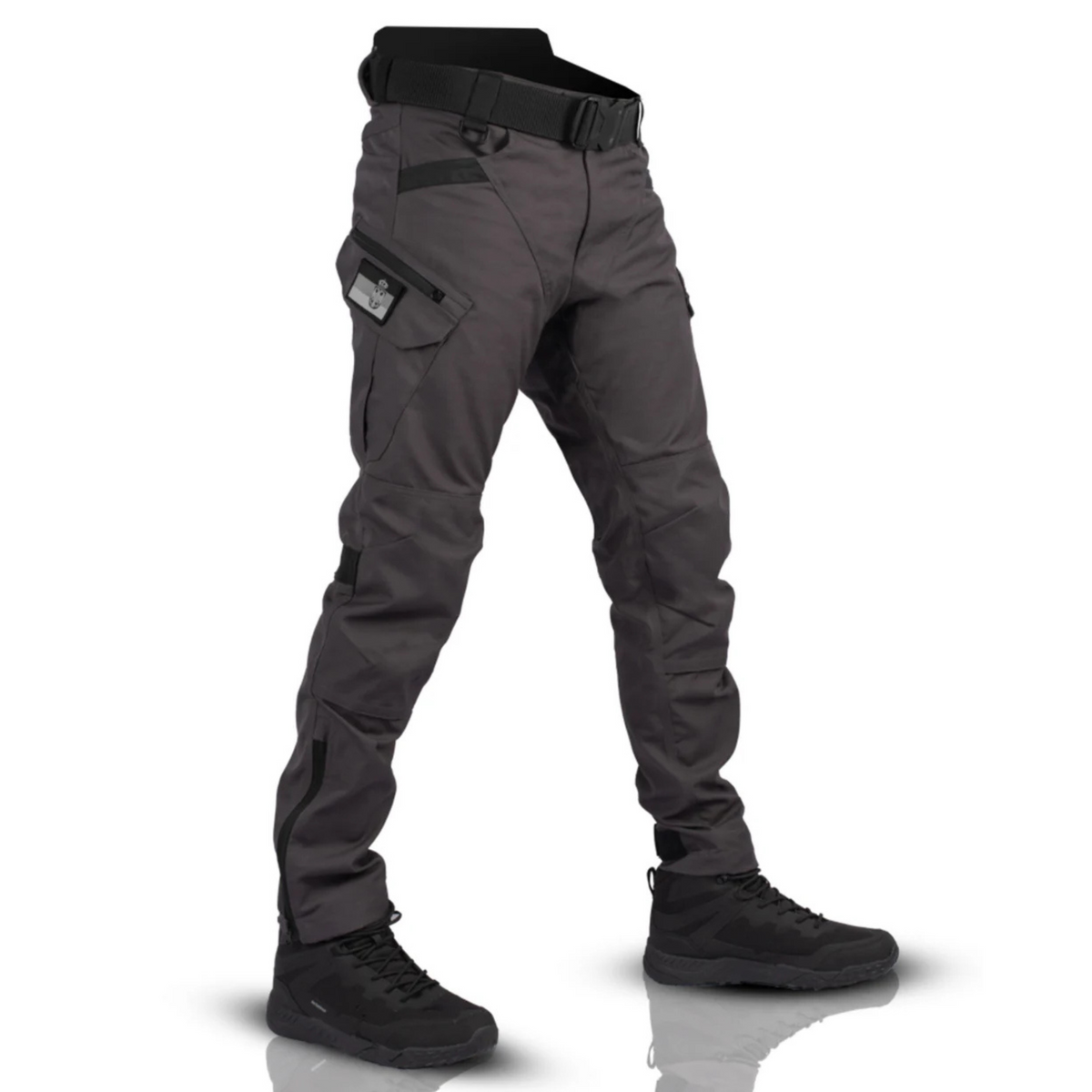 Pantalones cargo de corte regular para hombre - Pantalones utilitarios funcionales con varios bolsillos y paneles en las rodillas para actividades al aire libre, el trabajo y el uso diario