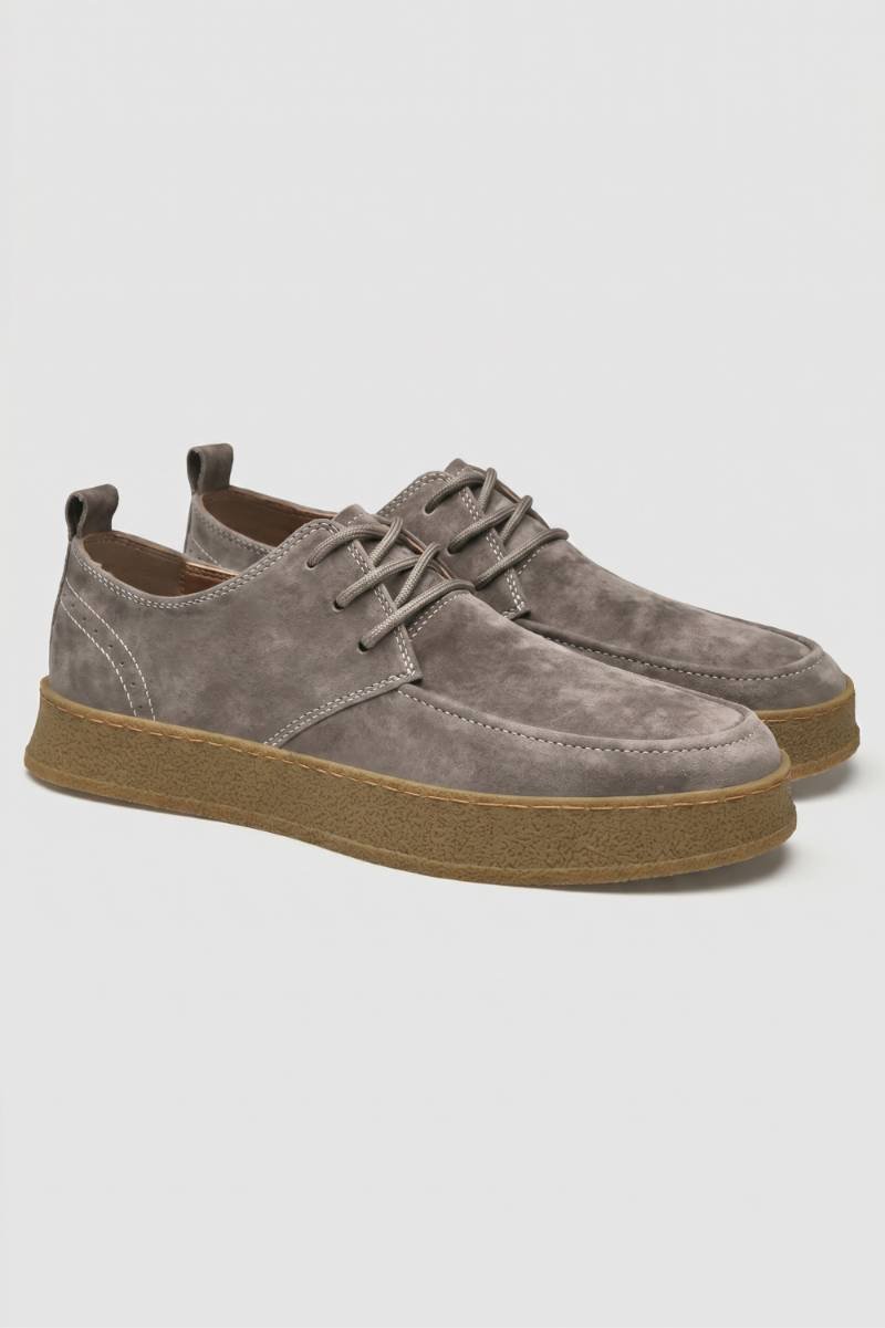 Herre Sneakers Med Platformsål Og Snørelukning – Afslappede Hverdagssko Til Fritid, Gåture Og Casual Outfits