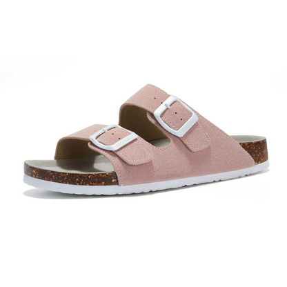 Herre Sandaler Med Justerbare Remme Og Korkfodseng
