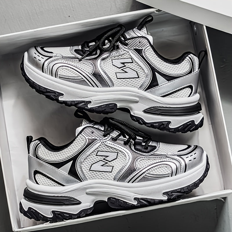 Herre Chunky Sneakers Med Mesh Og Kraftig Sål