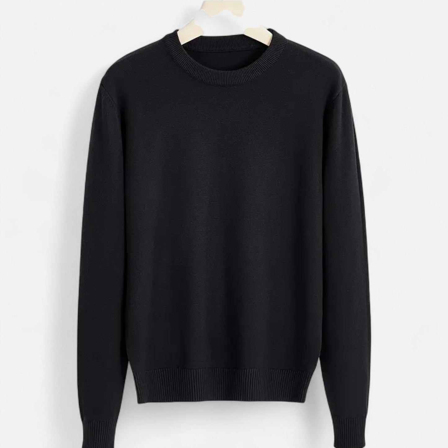 Herre Slim Fit Striktrøje – Klassisk Sweater Til Kontor, Hverdagsbrug, Fritid Og Smart Casual Stil