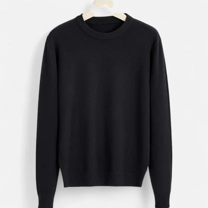 Herre Slim Fit Striktrøje – Klassisk Sweater Til Kontor, Hverdagsbrug, Fritid Og Smart Casual Stil