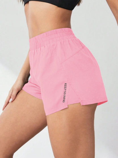 Dame 2-i-1 Løbeshorts Med Hurtigtørrende Materiale – Lette Træningsshorts Med Støttende Inderlag Til Løb, Fitness Og Aktiv Hverdagsbrug